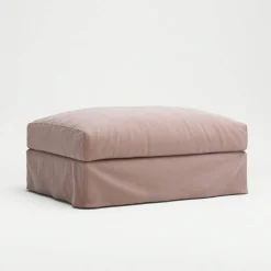 Klädsel Till Le Grand Air Fotpall Linne, Tender Blush