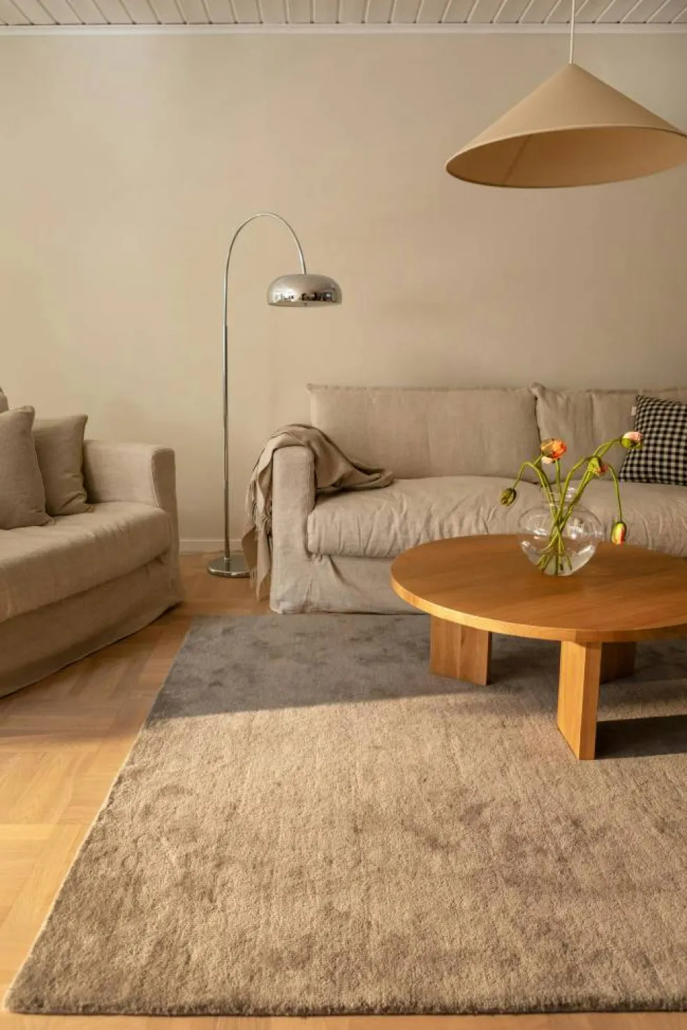 Klädsel Till Le Grand Air Nou Love Seat Linne, Natural Blonde