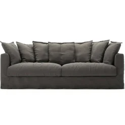 Klädsel Till Le Grand Air 3-sitssoffa Linne, Smokey Granite