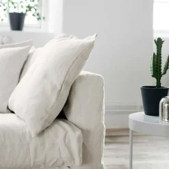 Klädsel Till Le Grand Air 4-sitssoffa Linne, Creamy White
