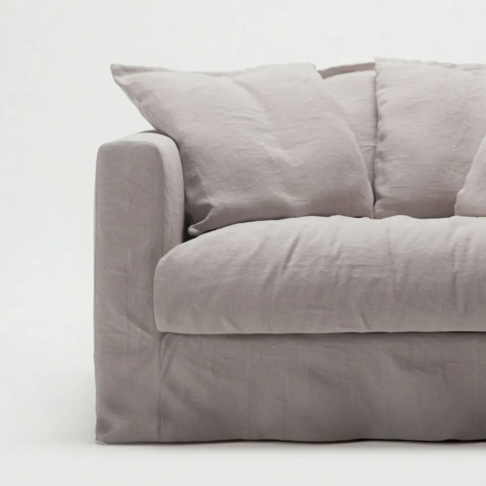 Klädsel Till Le Grand Air Love Seat Linne, Misty Grey