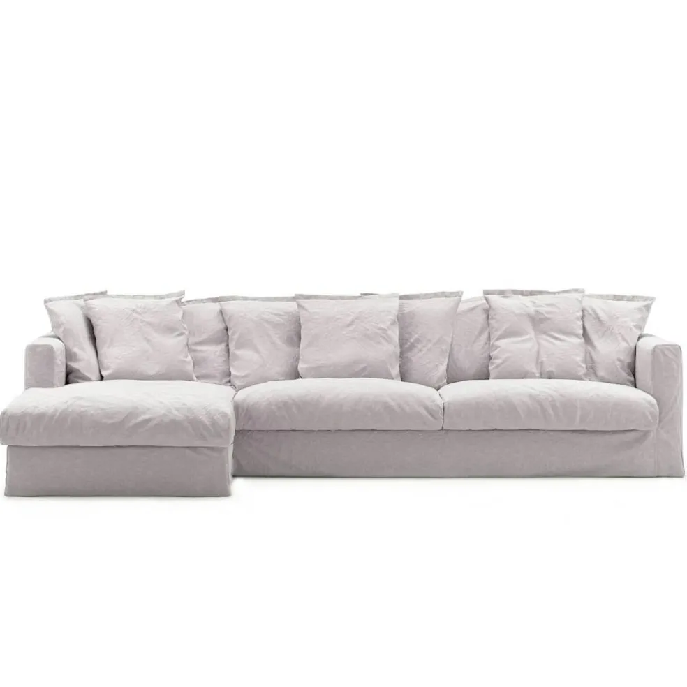 Klädsel Till Le Grand Air 3-sitssoffa Linne, Misty Grey