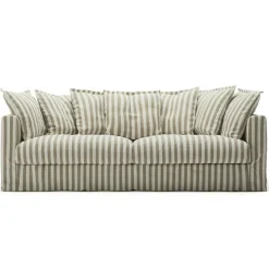 Klädsel Till Le Grand Air 3-sitssoffa Linne, Gentle Ribbon