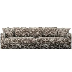 Klädsel Till Le Grand Air 4-sitssoffa Chenille, Zebra