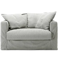 Klädsel Till Le Grand Air Love Seat Linne, Ash Stripe