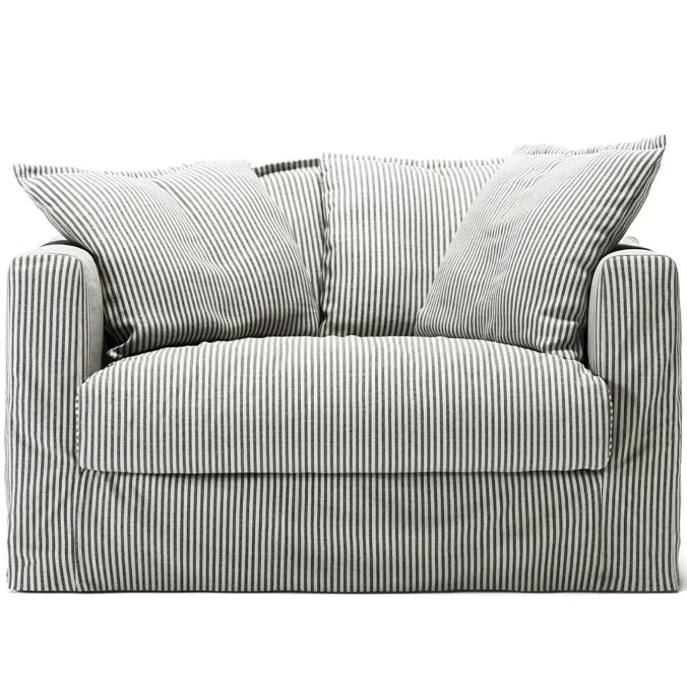 Klädsel Till Le Grand Air Love Seat Linne, Ash Stripe