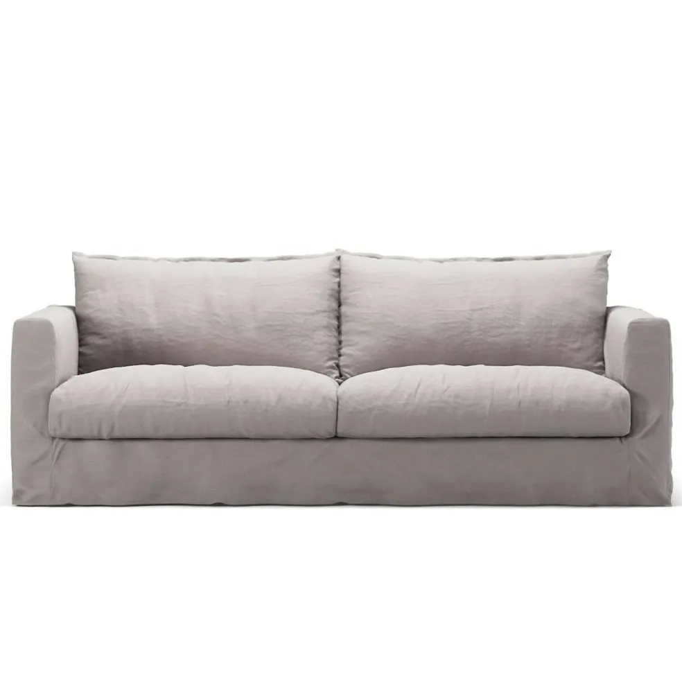 Klädsel Till Le Grand Air Nou 3-sitssoffa Linne, Misty Grey