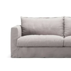 Klädsel Till Le Grand Air Nou 3-sitssoffa Linne, Misty Grey