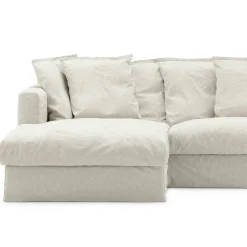 Klädsel Till Le Grand Air 3-sitssoffa Linne, Creamy White