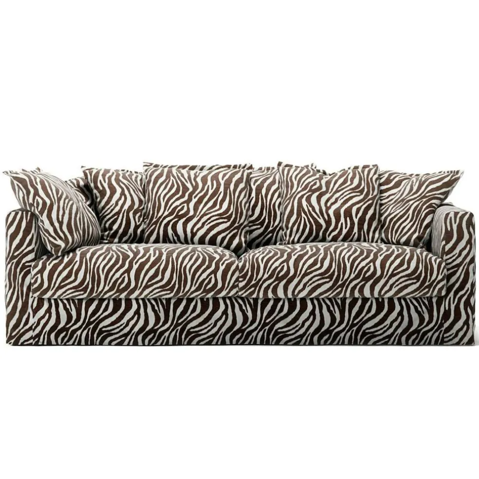 Klädsel Till Le Grand Air 3-sitssoffa Chenille, Zebra