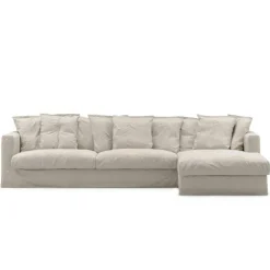 Klädsel Till Le Grand Air 3-sitssoffa Linne Divan Höger, Natural Blonde