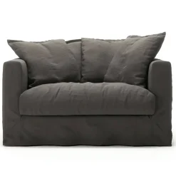Klädsel Till Le Grand Air Love Seat Linne, Smokey Granite