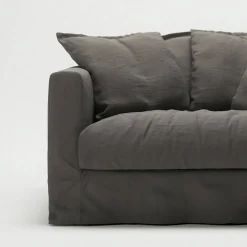 Klädsel Till Le Grand Air Love Seat Linne, Smokey Granite