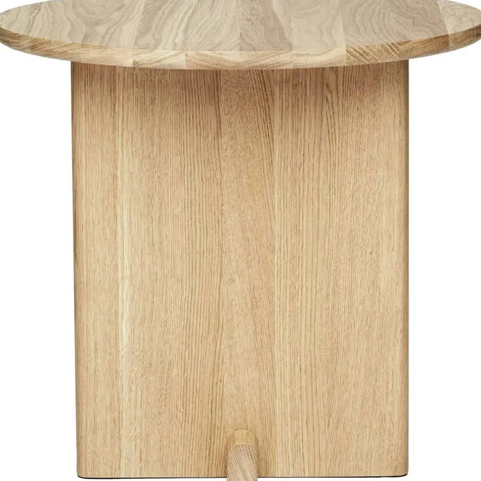 Koku Sidobord Runt, Mattlackad Ek