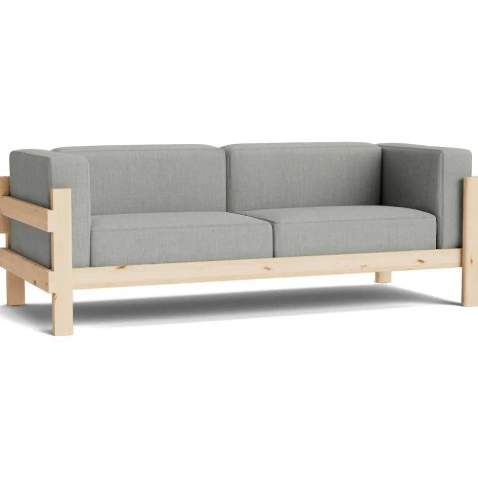 Kube 3-Sitssoffa, Pine / Remix 356