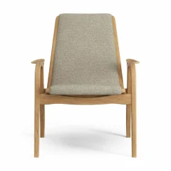 Laminett Fåtölj Tyg, Oljad Ek / Sand