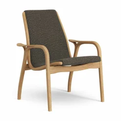 Laminett Fåtölj Tyg, Oljad Ek / Svart