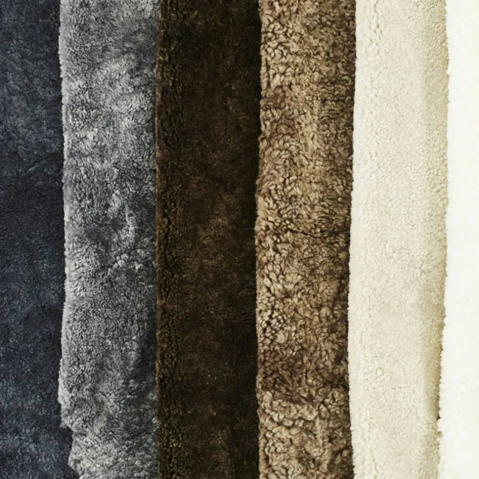 Lamino Pall Fårskinn/Bok, Scandinavian Grey