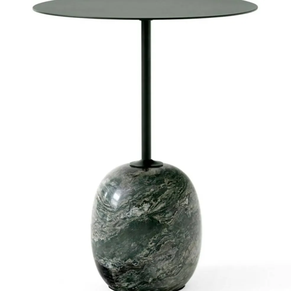 Lato LN8 Bord 40 cm, Djupgrön / Verde Alpi Marble