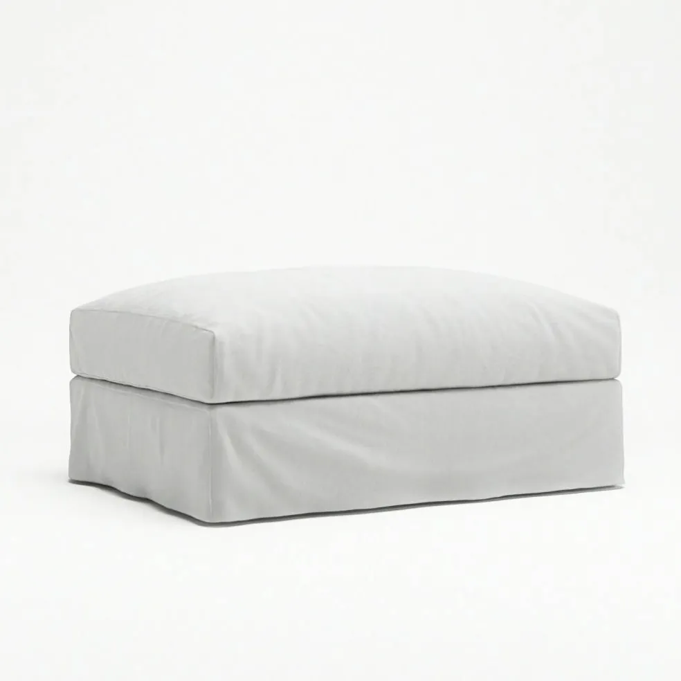 Le Grand Air Fotpall Bomull, Vit