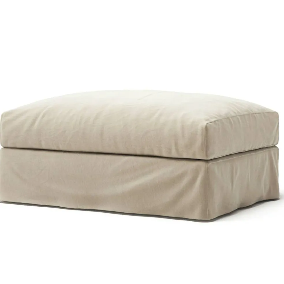 Le Grand Air Fotpall Bomull, Beige