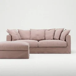 Le Grand Air Fotpall Linne, Tender Blush