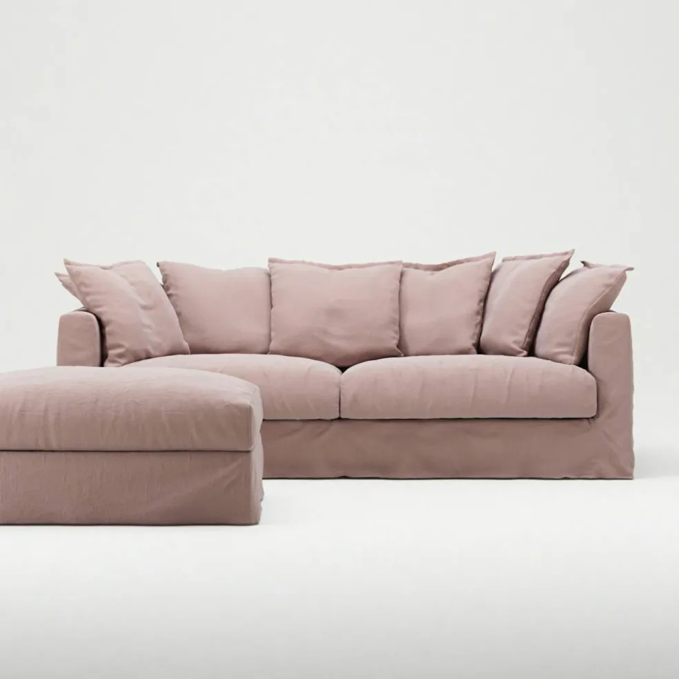 Le Grand Air Fotpall Linne, Tender Blush