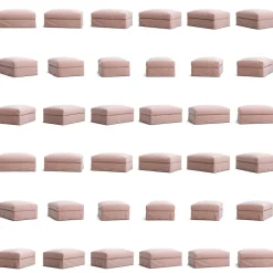 Le Grand Air Fotpall Linne, Tender Blush