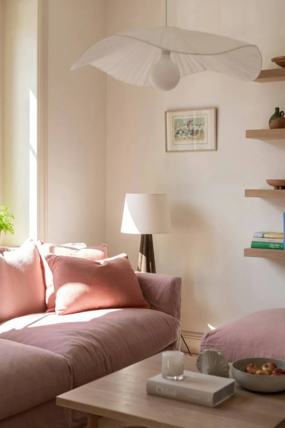 Le Grand Air Fotpall Linne, Tender Blush