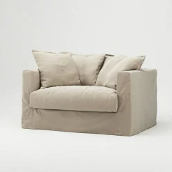 Le Grand Air Love Seat Bomull, Beige