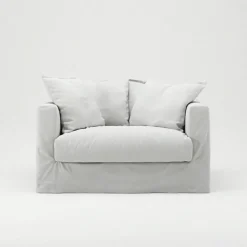 Le Grand Air Love Seat Bomull, Vit