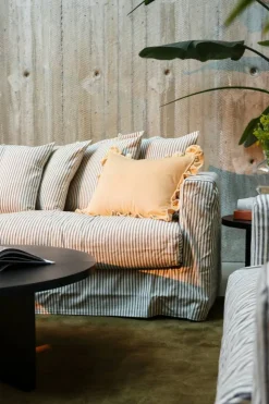 Le Grand Air Love Seat Linne, Ash Stripe