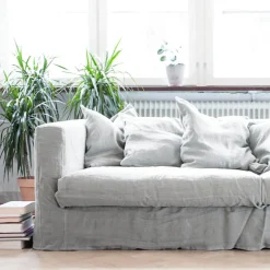 Le Grand Air Love Seat Linne, Misty Grey
