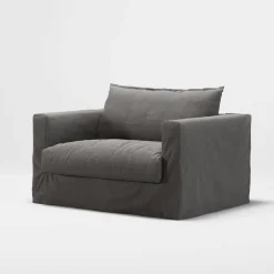 Le Grand Air Nou Love Seat Bomull, Grå