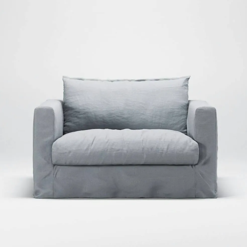 Le Grand Air Nou Love Seat Linne, Nordic Sky