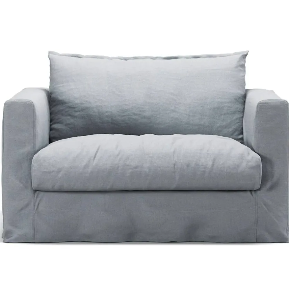 Le Grand Air Nou Love Seat Linne, Nordic Sky