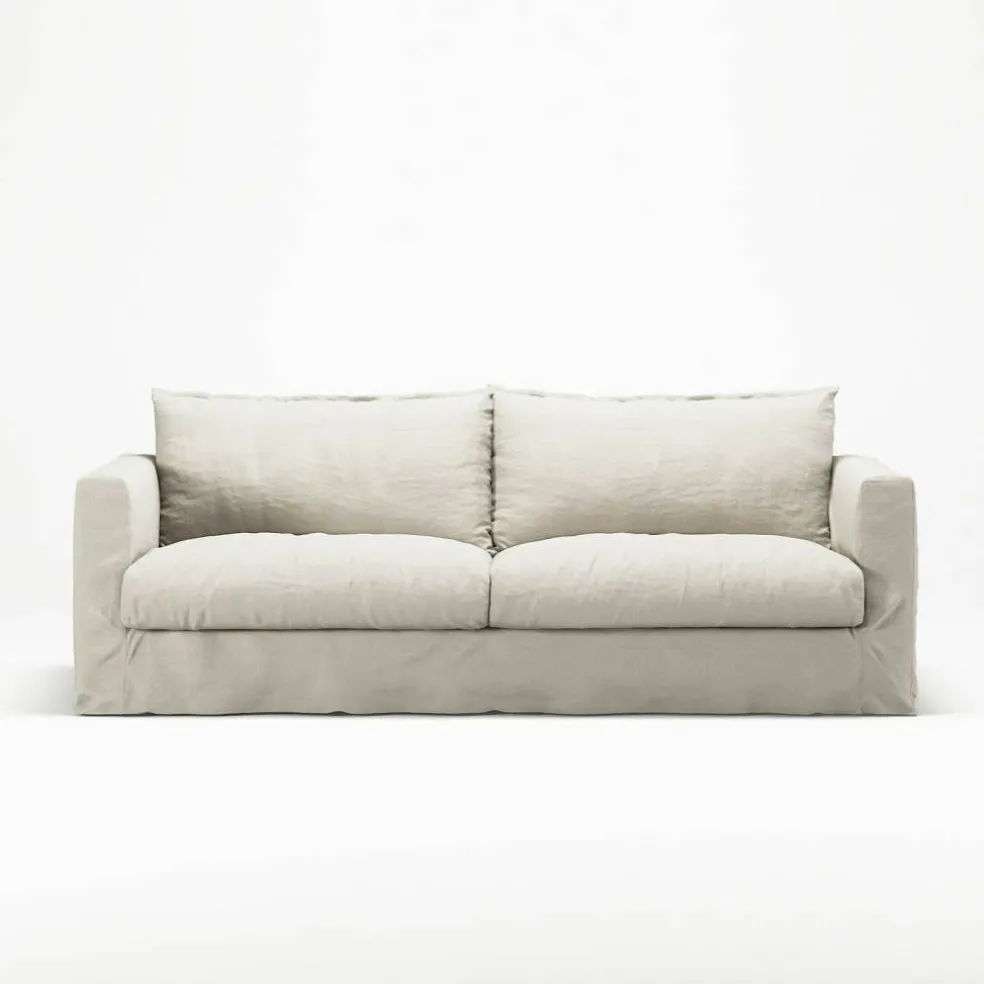 Le grand Air Nou 3-Sitssoffa Linne, Creamy White