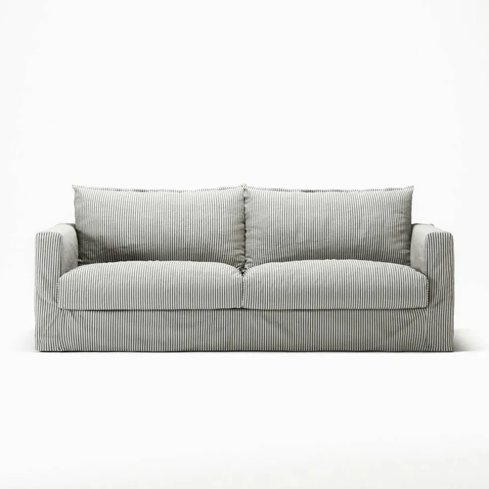 Le grand Air Nou 3-Sitssoffa Linne, Ash Stripe