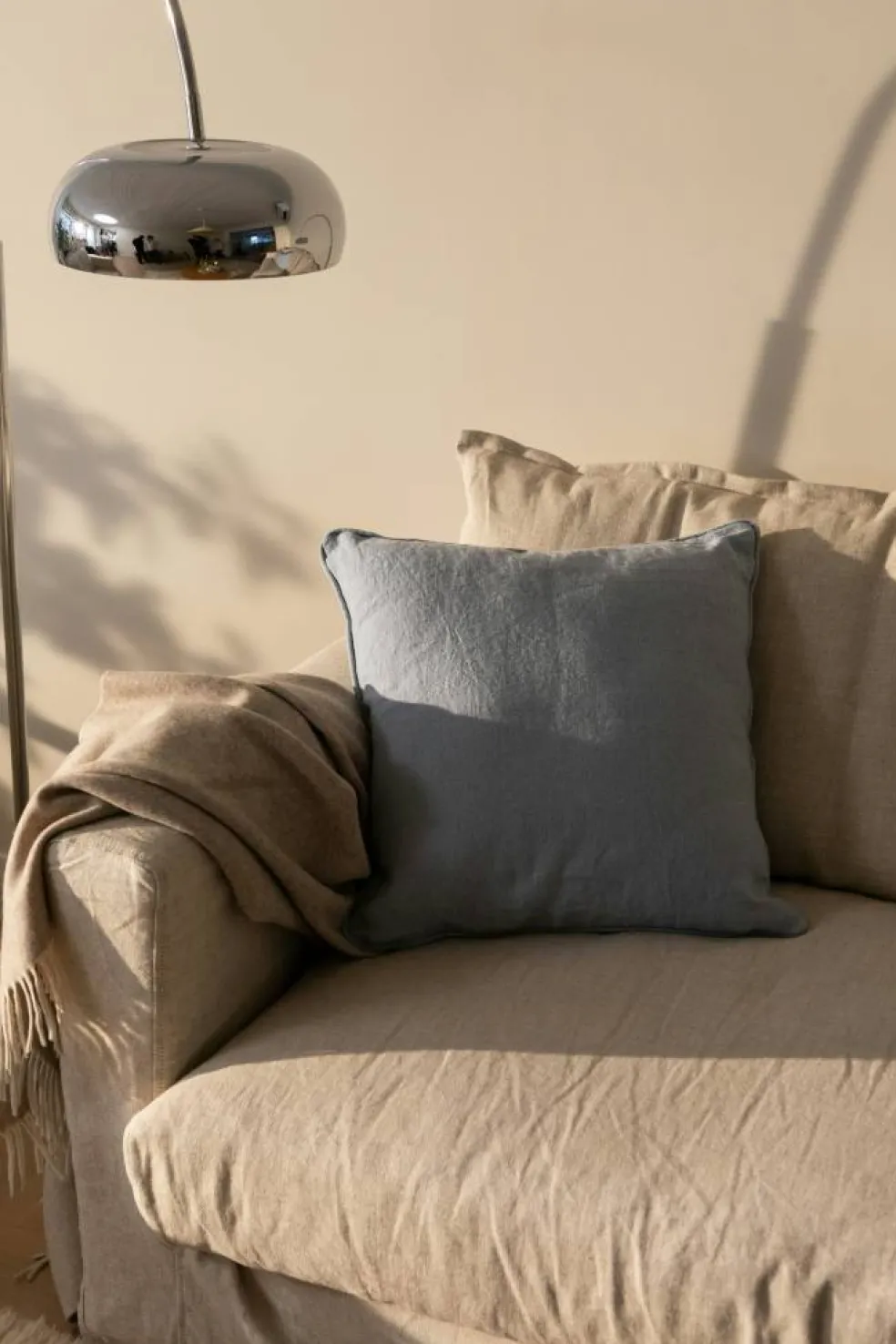 Le grand Air Nou 3-Sitssoffa Linne, Natural Blonde