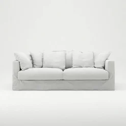 Le Grand Air 3-Sitssoffa Bomull, Vit