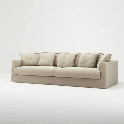 Le Grand Air 4-Sitssoffa Bomull, Beige
