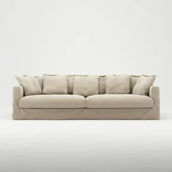 Le Grand Air 4-Sitssoffa Bomull, Beige