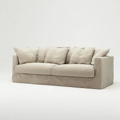 Le Grand Air 3-Sitssoffa Bomull, Beige