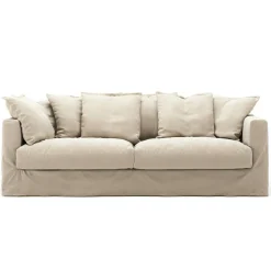 Le Grand Air 3-Sitssoffa Bomull, Beige
