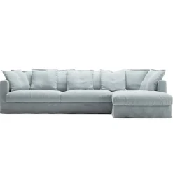 Le Grand Air 3-Sitssoffa Linne Divan Höger, Nordic Sky