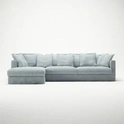 Le Grand Air 3-Sitssoffa Linne Divan Vänster, Nordic Sky