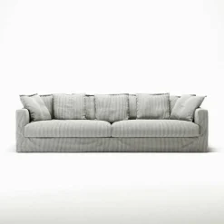 Le Grand Air 4-Sitssoffa Linne, Ash Stripe