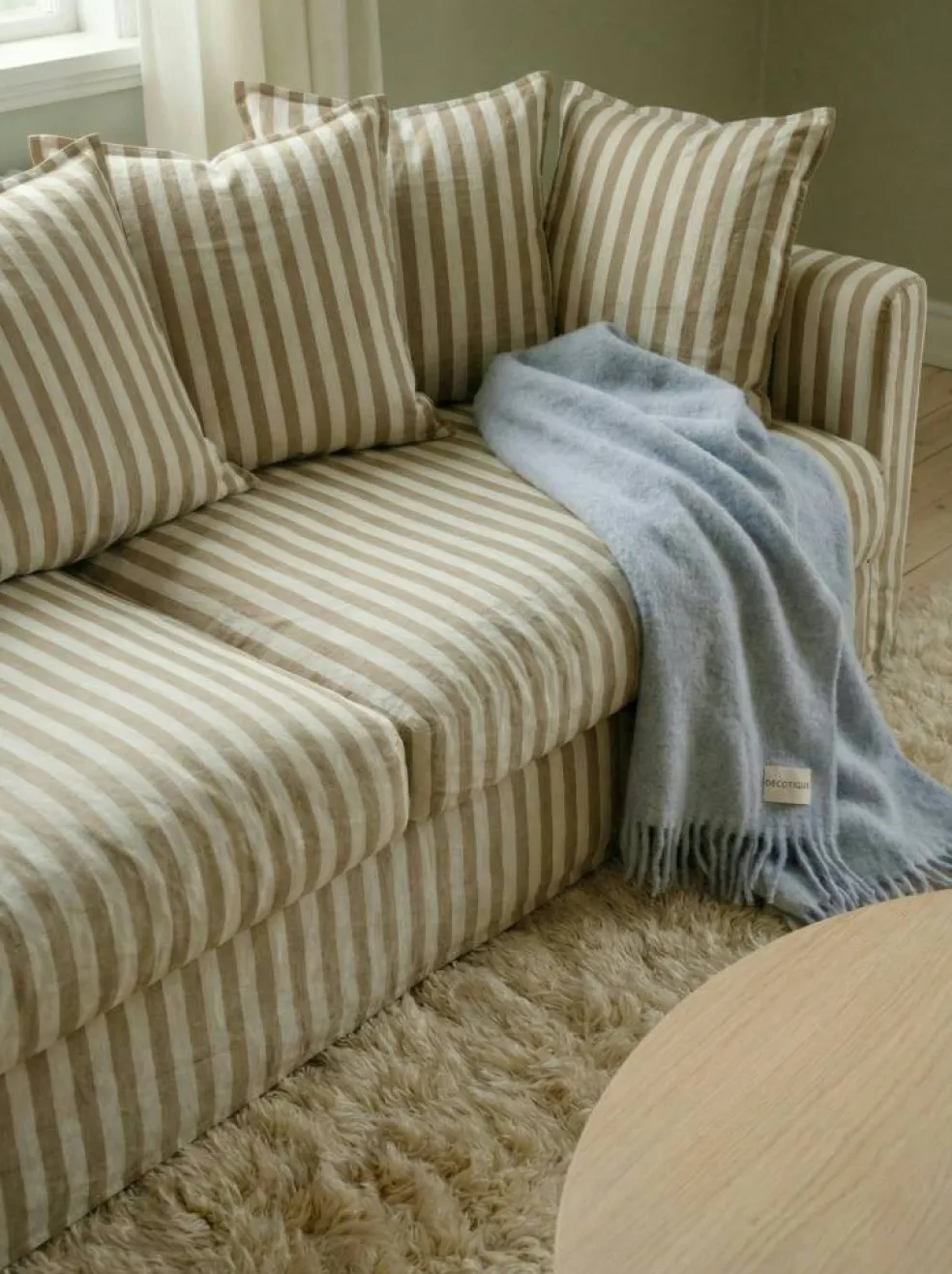 Le Grand Air 4-Sitssoffa Linne, Gentle Ribbon