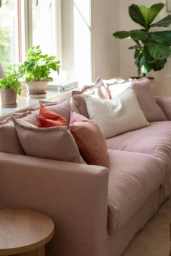 Le Grand Air 4-Sitssoffa Linne, Tender Blush
