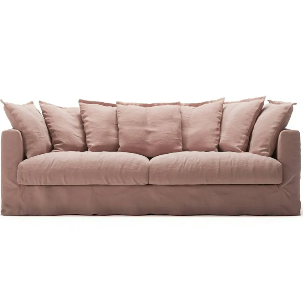 Le Grand Air 3-Sitssoffa Linne, Tender Blush